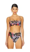 AGUA BENDITA X REVOLVE BRIETTA REVERSIBLE BIKINI TOP