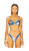 Agua Bendita X Revolve Candelaria Patchy Bikini Top
