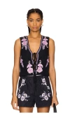 Agua Bendita X Revolve Claudette Vest In Black
