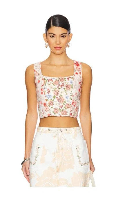 Agua Bendita X Revolve Connie Tank Top In 混合碎花
