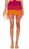 AGUA BENDITA X REVOLVE DAILY PAREO MINI SKIRT