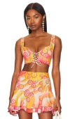 Agua Bendita X Revolve Kaia Top In Solaris Multi