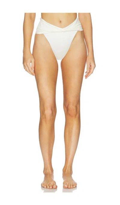 Agua Bendita X Revolve Lily Bikini Bottom In White