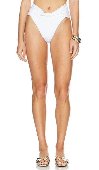 Agua Bendita X Revolve Lily Bikini Bottom In White