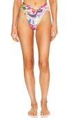 Agua Bendita X Revolve Lily High Waist Bottom In 70s Floral