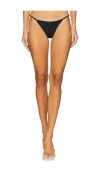 Agua Bendita X Revolve Maisie Bikini Bottom In Dashi Black