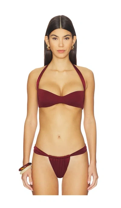 Agua Bendita X Revolve Malory Bikini Top In Sumatra