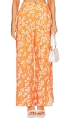 Agua Bendita X Revolve Mar Wide Leg Pant In Orange