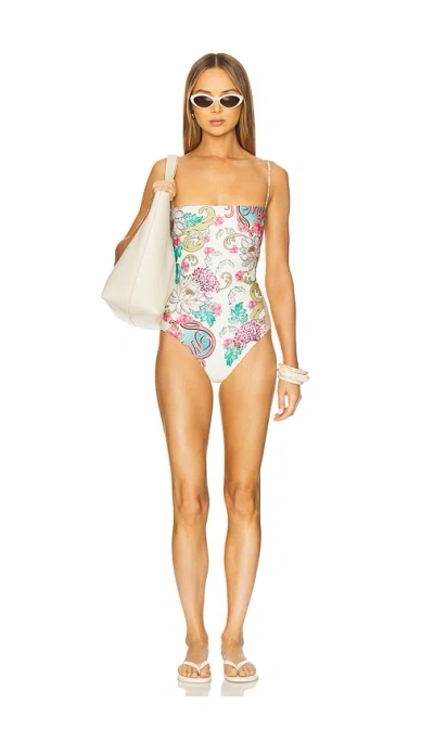 Agua Bendita X Revolve Miller One Piece Swimsuit In Multifloral