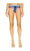Shop Agua Bendita X Revolve Penelope Bikini Bottom In Navy Multi