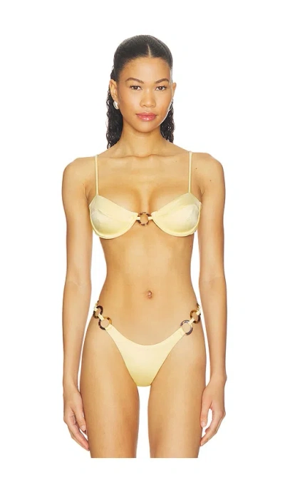 Agua Bendita X Revolve Tiffy Underwire Top In Neutral