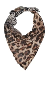 Agua Bendita X Revolve Verona Scarf In Wild Leopard Multi