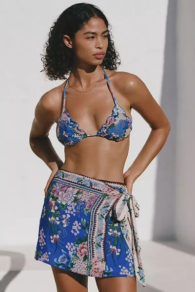 Agua Bendita Ziara Mini Pareo Cover-up In Blue