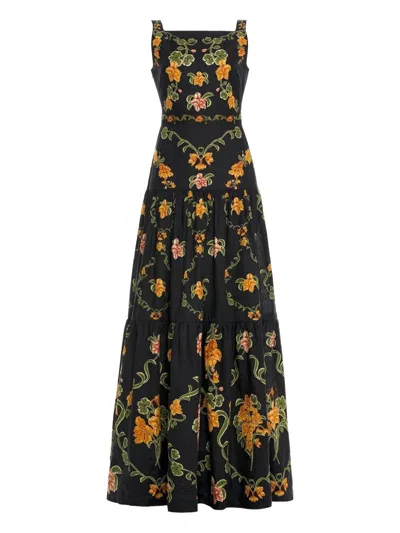 Agua By Agua Bendita `abeja Cordillera` Maxi Dress In Multi