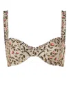 Agua By Agua Bendita Agraz Sueño Bikini Top In Neutrals