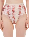 Agua By Agua Bendita Nopaul Floral-printed Stretch Recycled Bikini Briefs In Multi