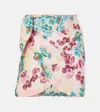 Agua By Agua Bendita Agustina Prado Linen Beach Cover-up In Multicoloured