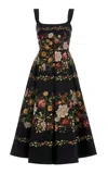 Agua By Agua Bendita Alcaparra Floral Maxi Dress
