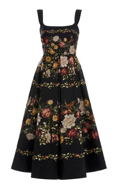 Agua By Agua Bendita Alcaparra Floral Maxi Dress