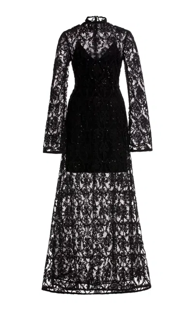 Agua By Agua Bendita Arcilla Lace Maxi Dress