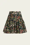 Agua By Agua Bendita Asai Mosquetero Mini Skirt In Green