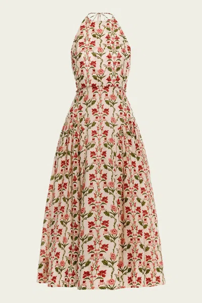Agua By Agua Bendita Balsa Canna Midi Dress