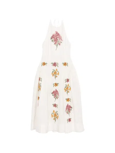 Agua By Agua Bendita Balsa Midi Dress In White