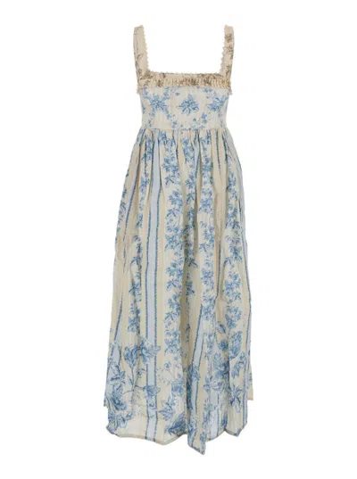Agua By Agua Bendita Barbara' Blue Long Dress