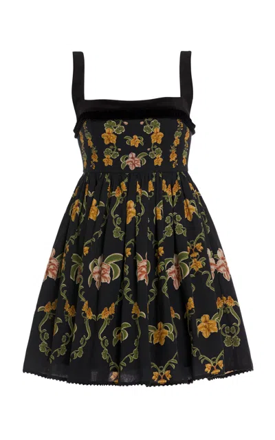 Agua By Agua Bendita Barbara Embroidered Mini Dress