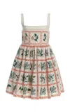 Agua By Agua Bendita Barbara Patterned Mini Dress