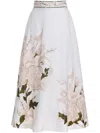 AGUA BY AGUA BENDITA BERGAMOTA GARDENIA MIDI SKIRT