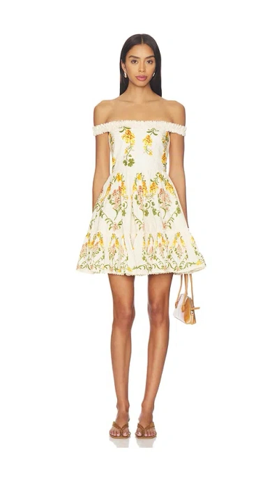 Agua By Agua Bendita Boreal Mini Dress In White