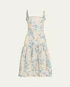 Agua By Agua Bendita Bougainvillea Nispero Midi Dress