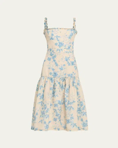 Agua By Agua Bendita Bougainvillea Nispero Midi Dress