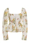 Agua By Agua Bendita Bromelia Floral Top