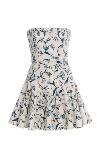AGUA BY AGUA BENDITA CAUDAL GLORIOSA STRAPLESS MINI DRESS