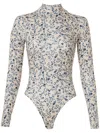 Agua By Agua Bendita Cayena Café Bodysuit In Neutrals