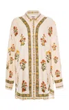 Agua By Agua Bendita Cecilia Canna Shirt In Multi