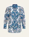 Agua By Agua Bendita Cecilia Ribbons Button-front Shirt In Multicolor