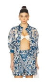 Agua By Agua Bendita Cecilia Ribbons Button-front Shirt In 多色