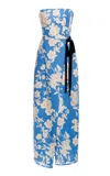 Agua By Agua Bendita Cinefila Maxi Dress In Blue