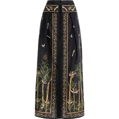 Agua By Agua Bendita Coralina Azucar Skirt In Black