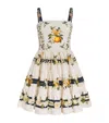 Agua By Agua Bendita Lima Valle Floral-print Tiered Mini Dress In Multi