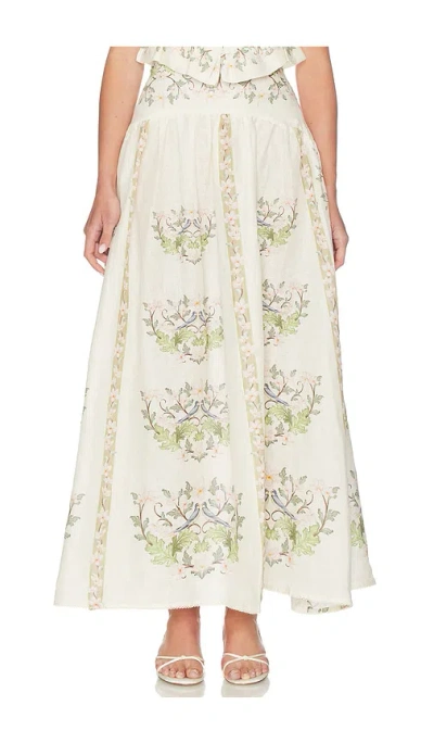 Agua By Agua Bendita Curua Anhelo Skirt In Multi