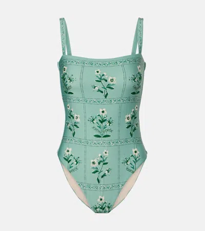 Agua By Agua Bendita Durazno Ceiba Floral Swimsuit