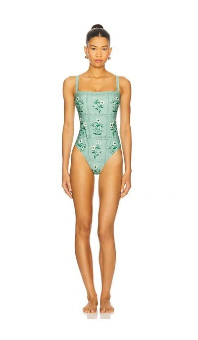 Agua By Agua Bendita Durazno One Piece Swimsuit