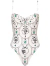 Agua By Agua Bendita Ebano Alhaja One Piece In White