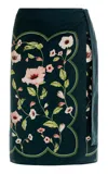 Agua By Agua Bendita Emelina Mosquetero Cotton And Silk Pareo In Green