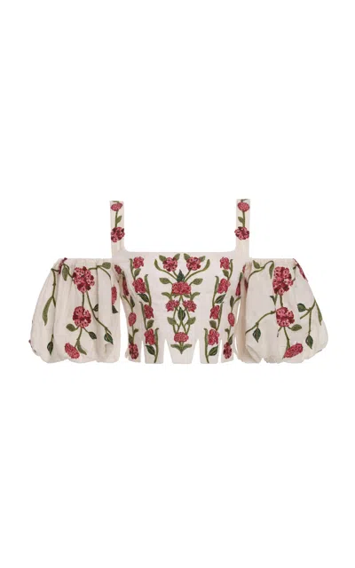 Agua By Agua Bendita Epoca Puff-sleeve Top