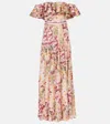 Agua By Agua Bendita Oro Maxi Dress In Multicolor